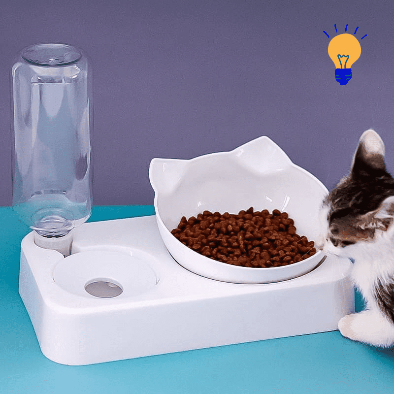 Tigela para Gatos de Pequeno e Médio Tamanho com Reenchimento Automático de Água AutoFeedPet - InnovaShops