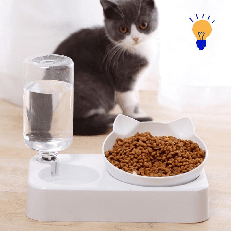 Tigela para Gatos de Pequeno e Médio Tamanho com Reenchimento Automático de Água AutoFeedPet - InnovaShops