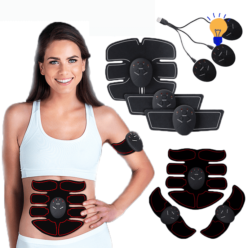 Estimulador Muscular Elétrico Recarregável Muscle Trainer - InnovaShops