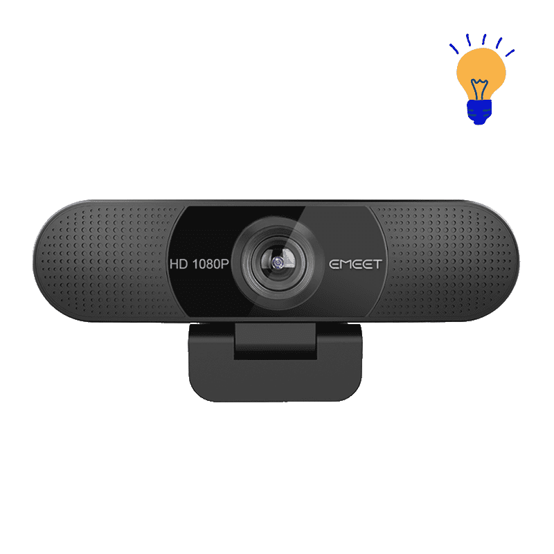 Câmera Webcam Full HD 1080p portátil para Computador - EMEET - InnovaShops