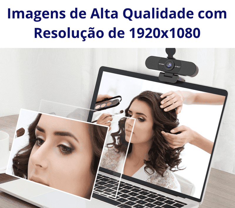 Câmera Webcam Full HD 1080p portátil para Computador - EMEET - InnovaShops