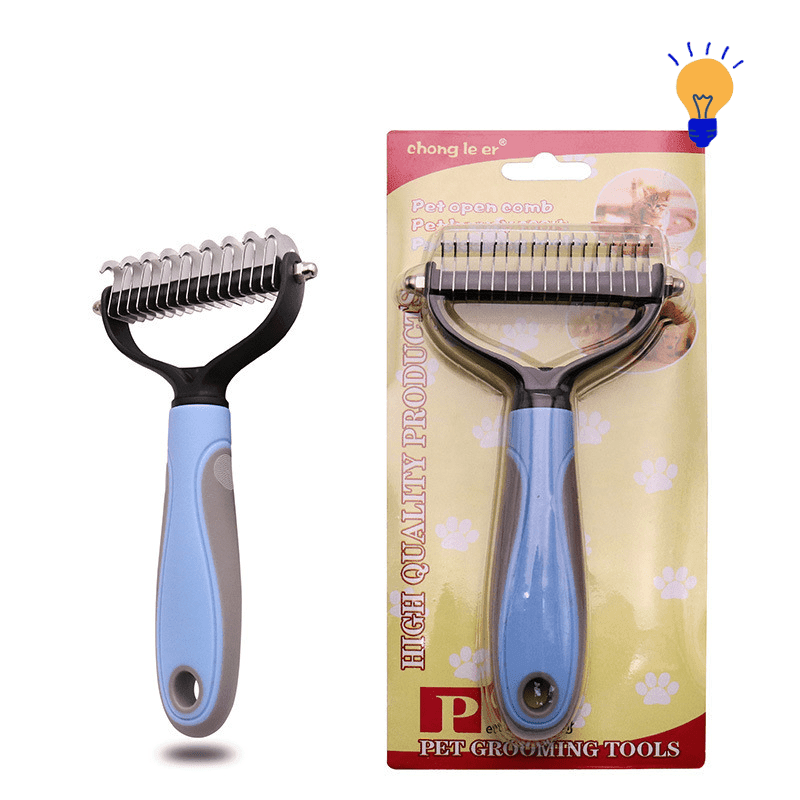 Pente Remover de Pelos para Pets de Dupla Face Pet Comb - InnovaShops