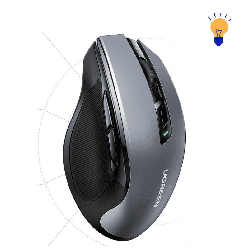 Mouse USB sem fio Bluetooth AeroTouch Mouse - InnovaShops