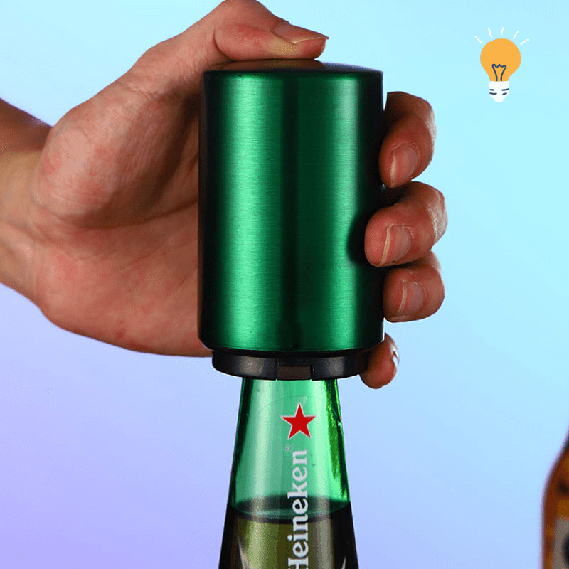 Abridor De Garrafas De Cerveja Automático MagiCap Opener - InnovaShops