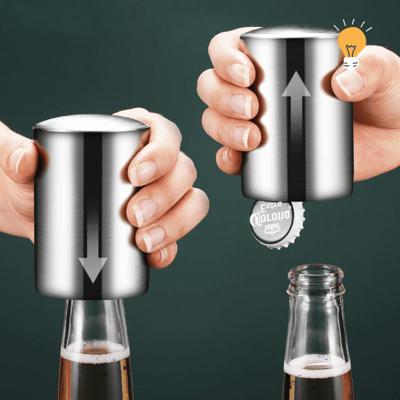 Abridor De Garrafas De Cerveja Automático MagiCap Opener - InnovaShops