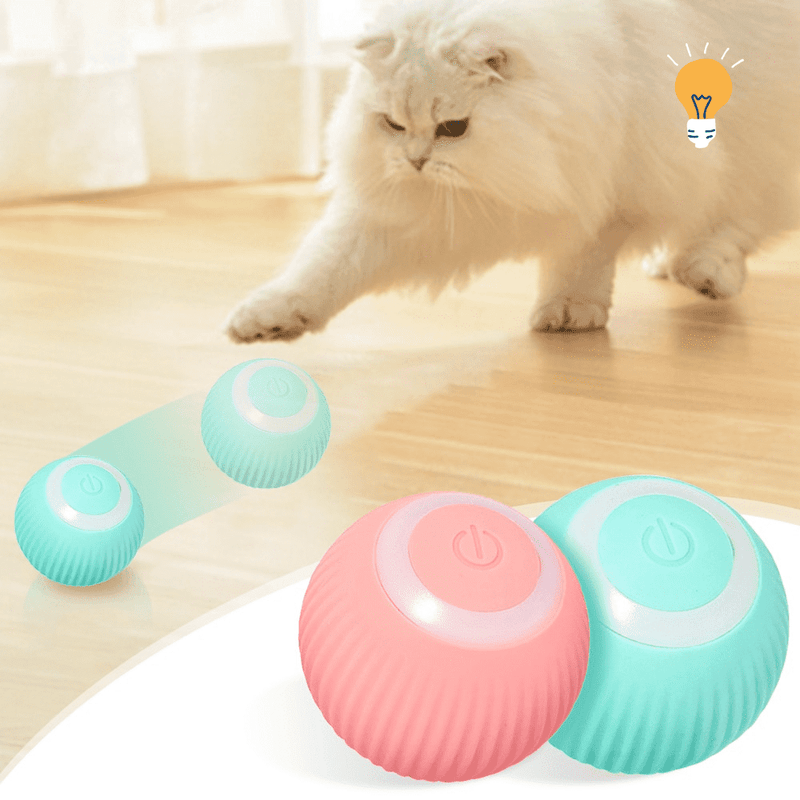 Bola Interativa para Gatos com Sensor Automático CatRoll - 2pçs - InnovaShops