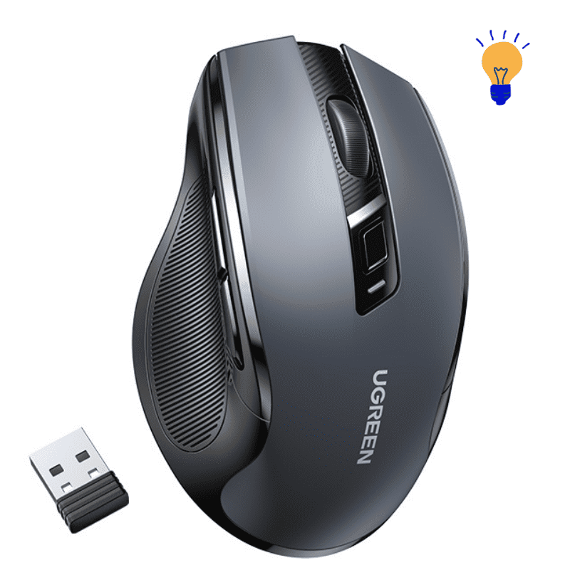 Mouse USB sem fio Bluetooth AeroTouch Mouse - InnovaShops