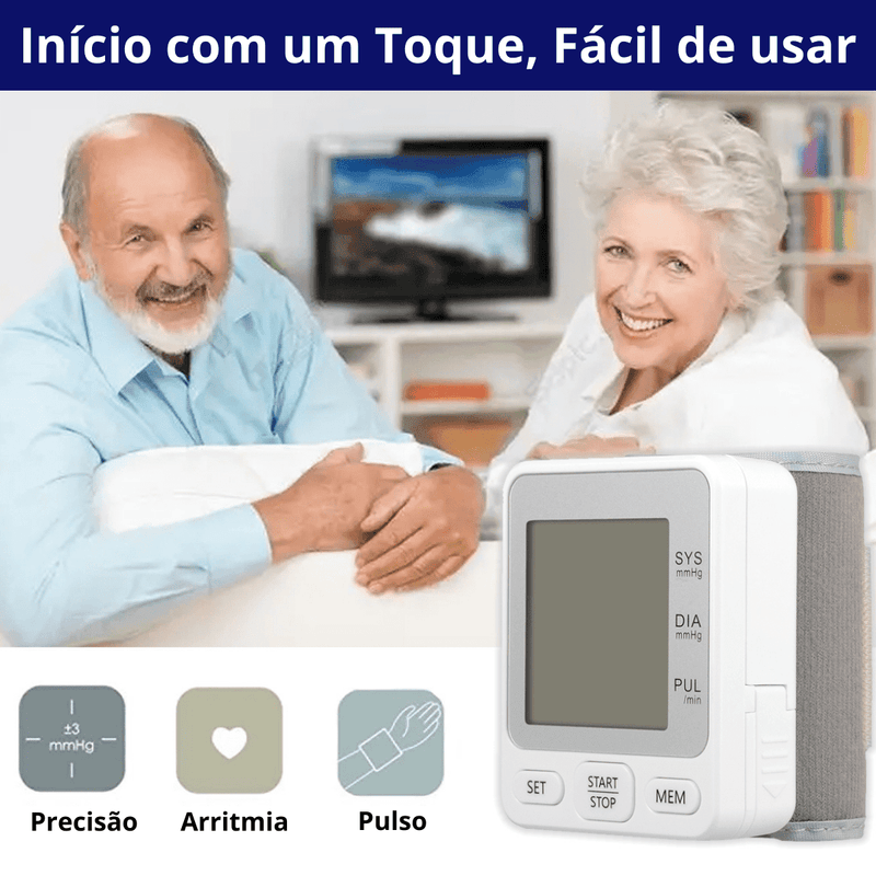 Aparelho medidor de Pressão Arterial Digital de Braço CardioScan - InnovaShops