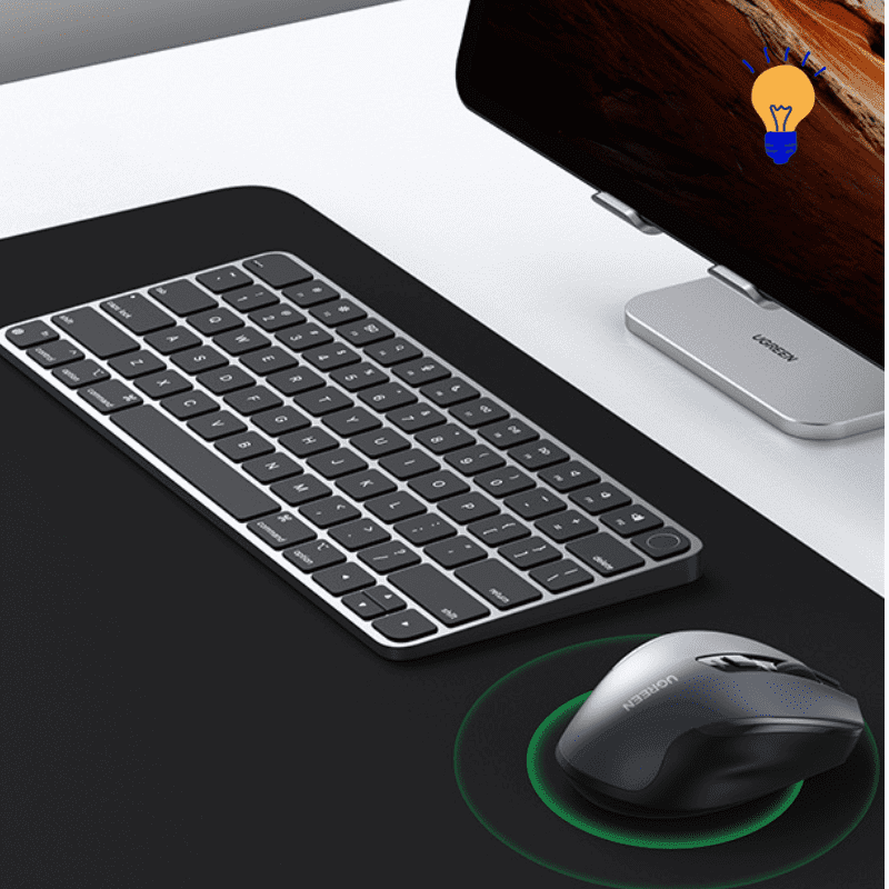 Mouse USB sem fio Bluetooth AeroTouch Mouse - InnovaShops