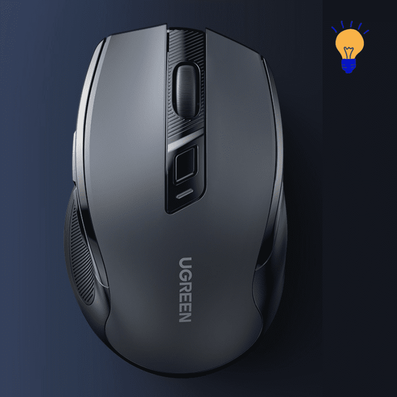 Mouse USB sem fio Bluetooth AeroTouch Mouse - InnovaShops