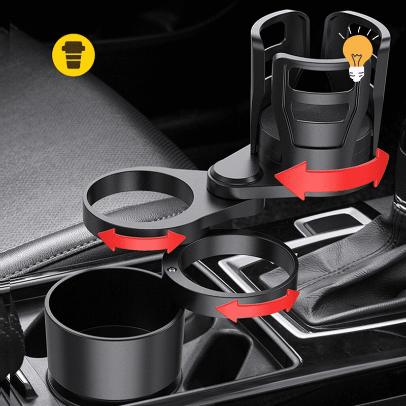 Suporte de Copo Ajustável para Carros 2 em 1 Cup Holder - InnovaShops