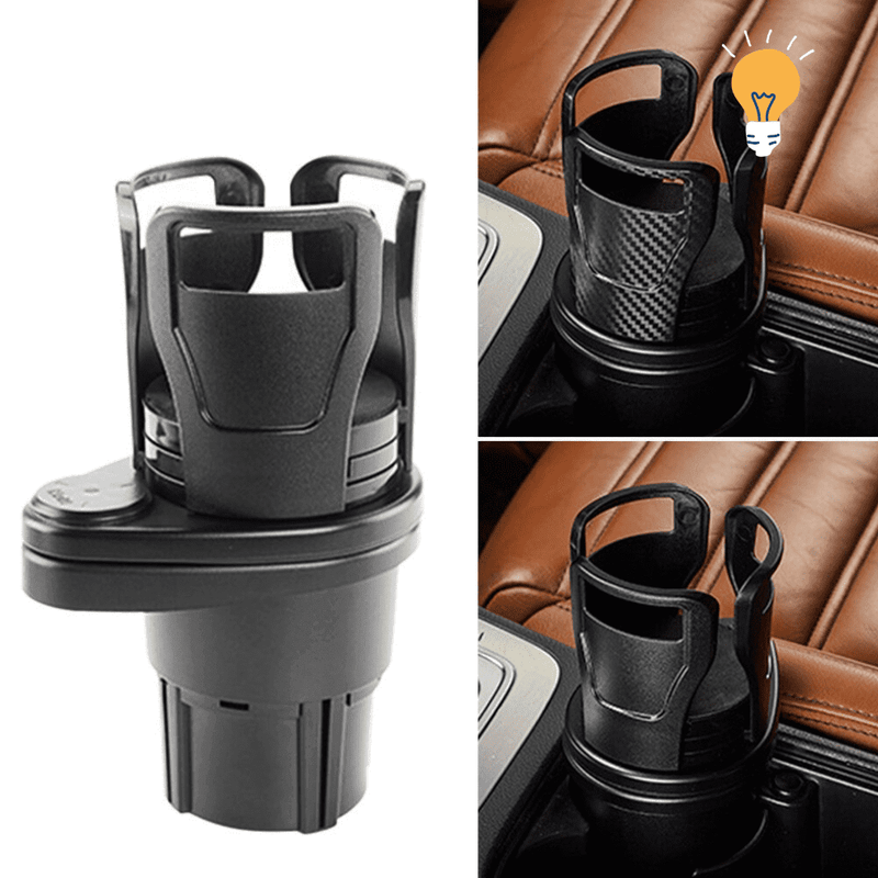 Suporte de Copo Ajustável para Carros 2 em 1 Cup Holder - InnovaShops